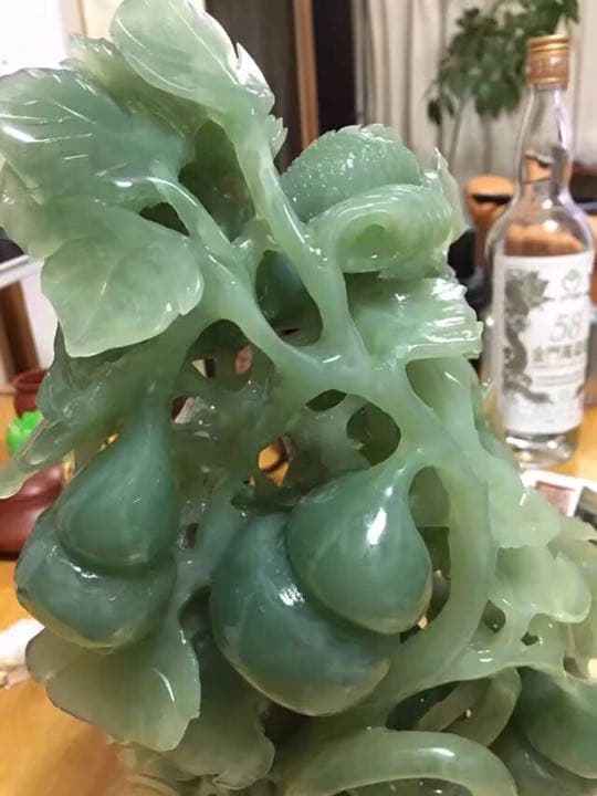 和田玉 和田碧玉 中国美術 龍と瓢箪 天然石