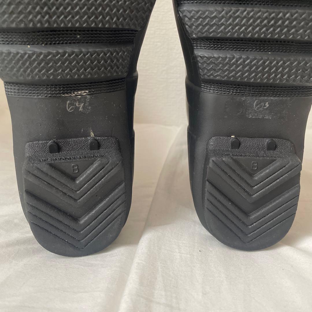 【美品】HUNTER ハンター　長靴　ブラック UK 6 エコメルカリ便