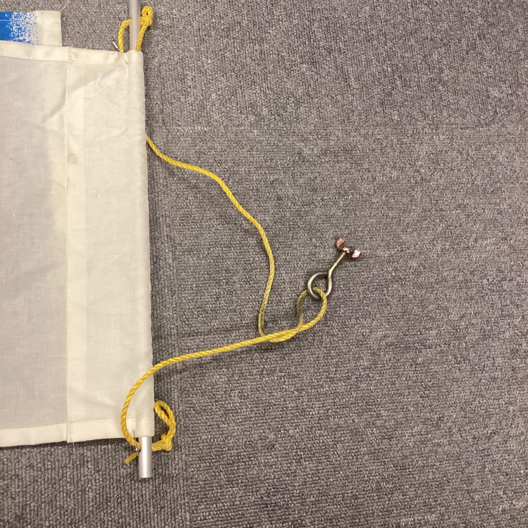 五月武者絵のぼり　太閤秀吉城付　7m 栃木県伝統工芸品　大畑耕雲　小旗ロープ風鎮