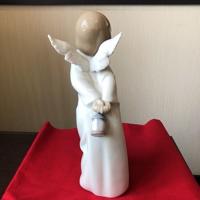 【廃盤品】リヤドロ 天使の考えごと 陶器 置物 アンティーク