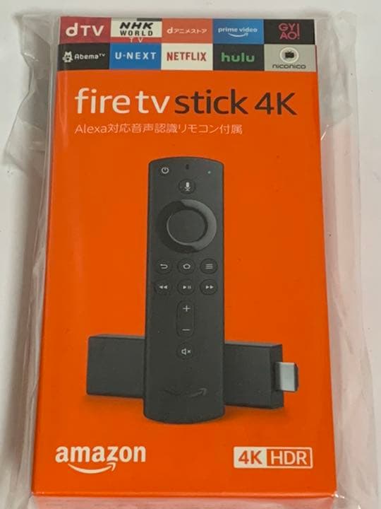 新品未開封　Fire TV 4k Stick アレクサ対応　HDR 対応