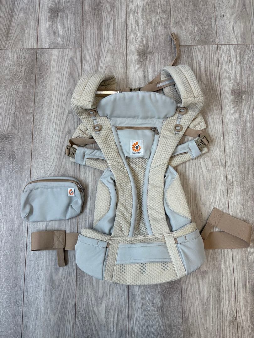 エルゴベビー 抱っこ紐 メッシュ ベージュ オムニブリーズ