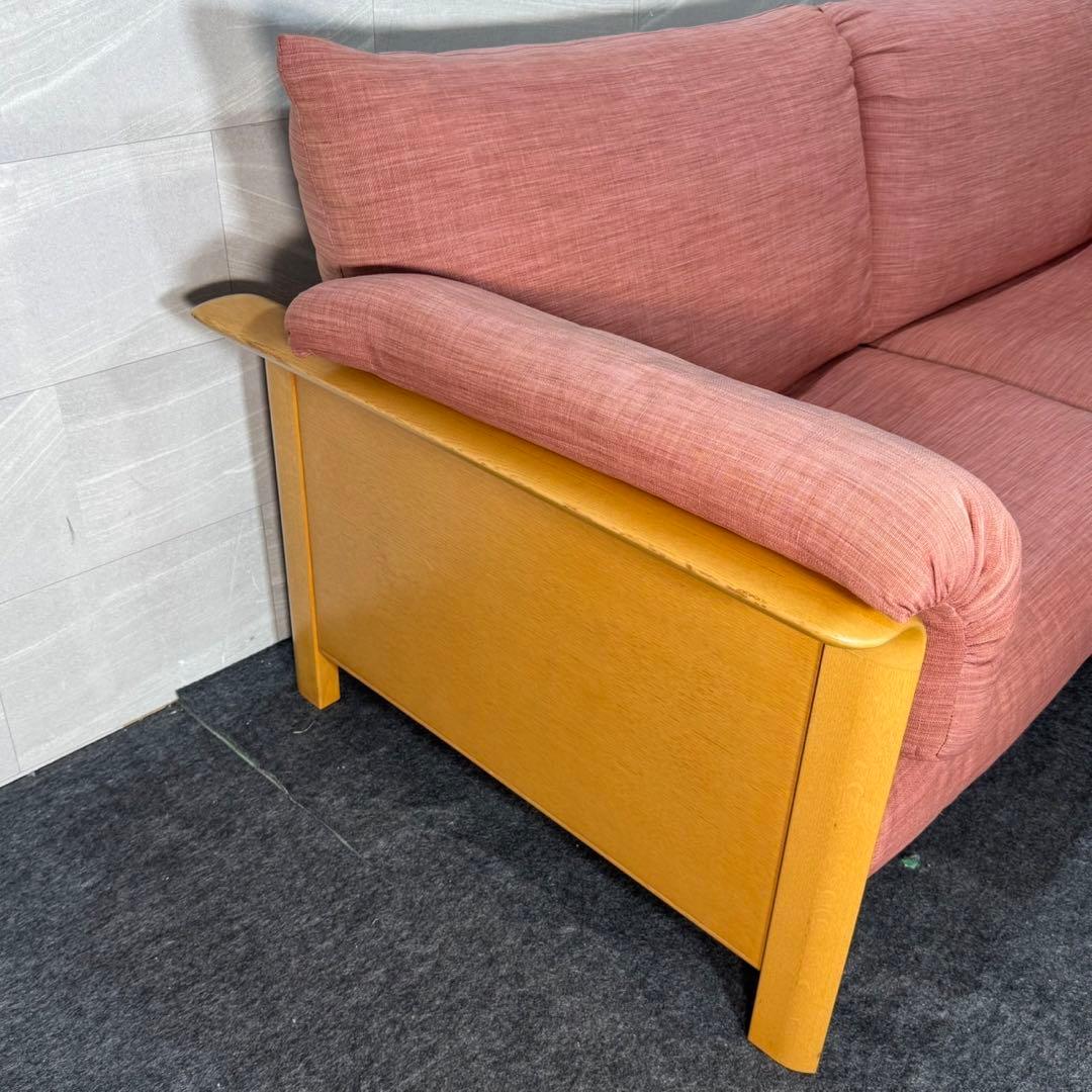 シラカワ ソファ 布張り 3P ラプトおしゃれ 木製フレーム d4607