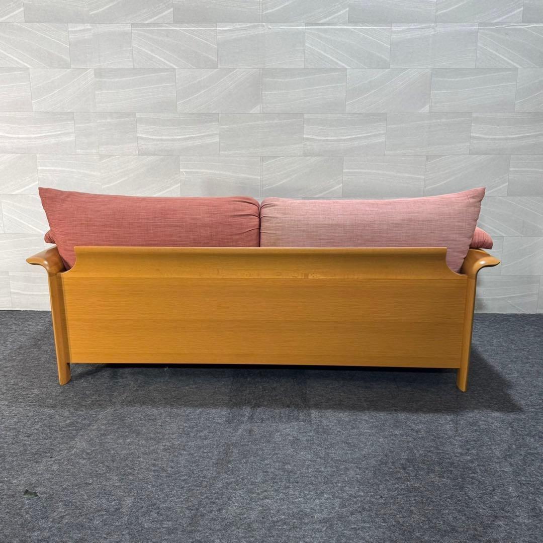 シラカワ ソファ 布張り 3P ラプトおしゃれ 木製フレーム d4607