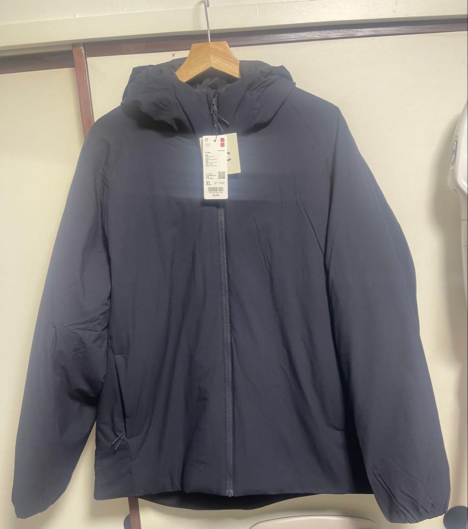 ユニクロC パフテックパーカー ネイビー XLサイズ