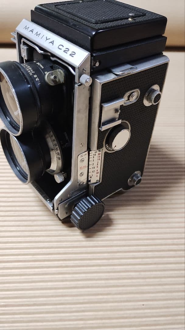 アンティークカメラ MAMIYA C22 中判カメラ ダブルレンズ