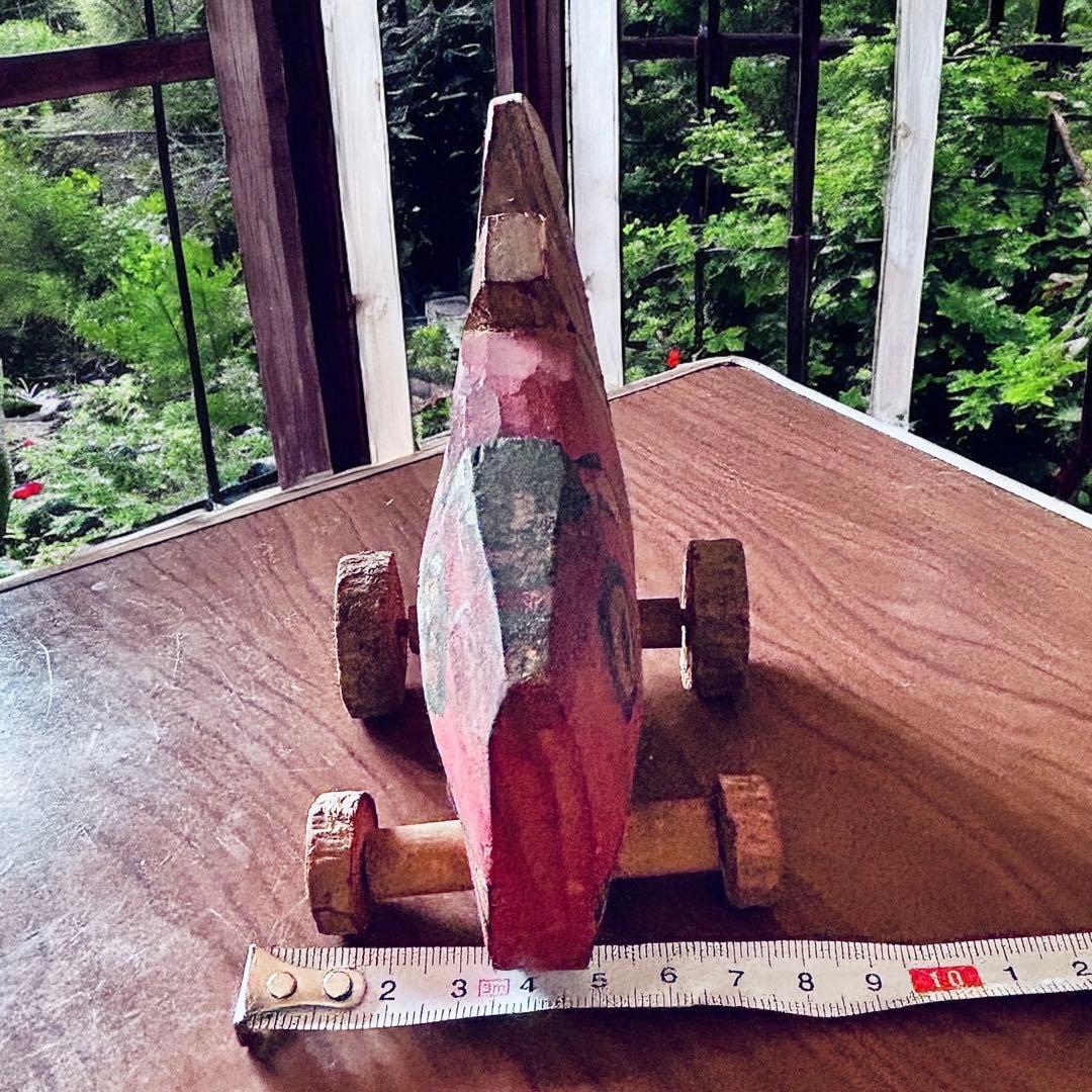 古玩 鹿児島県 郷土玩具 鹿児島神宮 鯛車（大） 全長15 ㌢ 民藝 縁起物