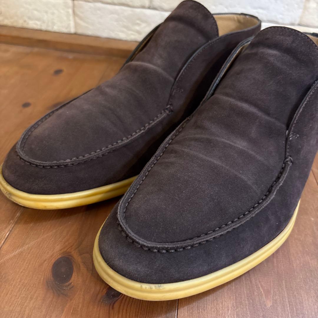 ち*ん様 Loro Piana オープンウォークアンクルブーツ メンズ41