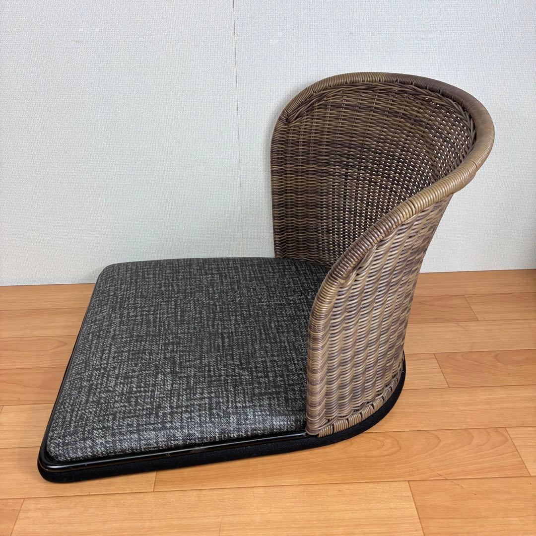 【2脚セット】桜屋工業 舞2型 『CHERRY』 座椅子 ラタンチェア