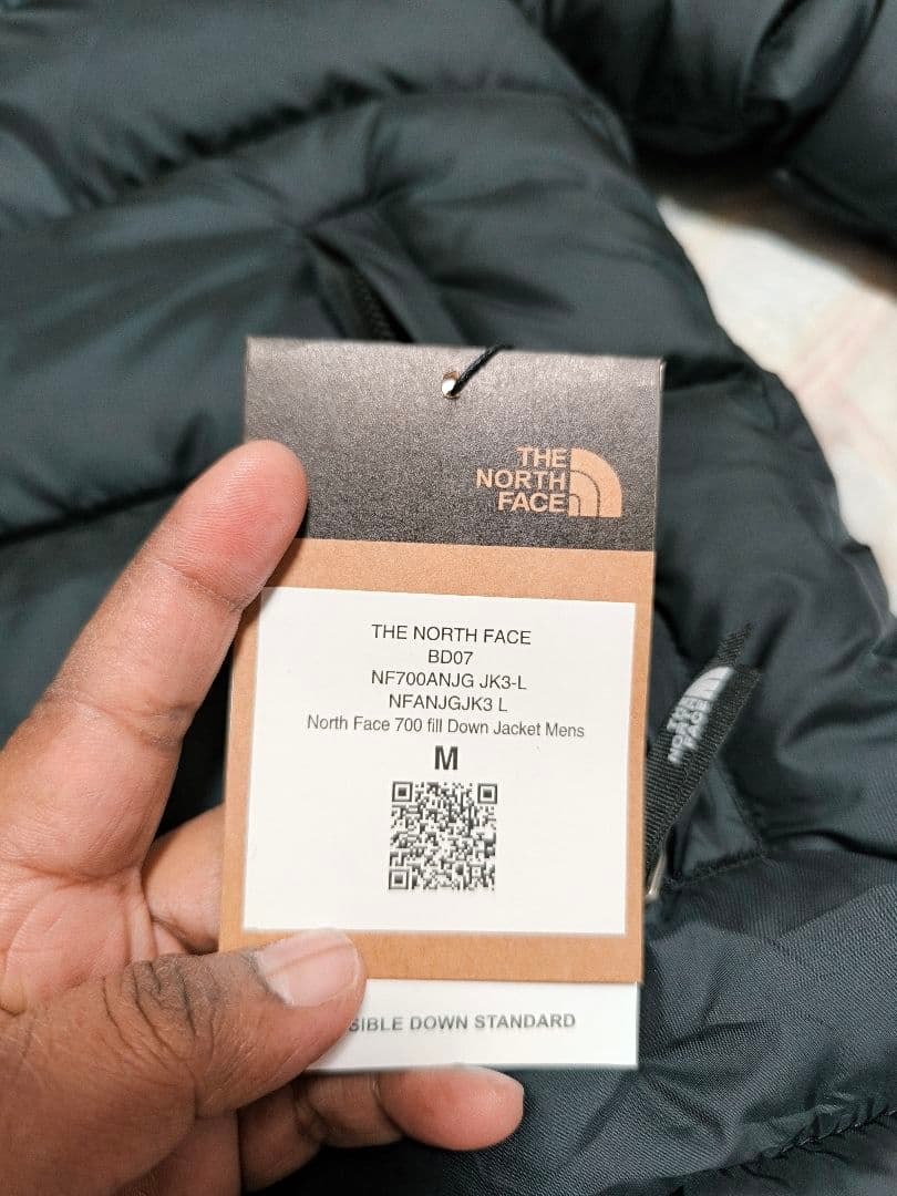 THE NORTH FAC E black ダウン Jacket ,M size