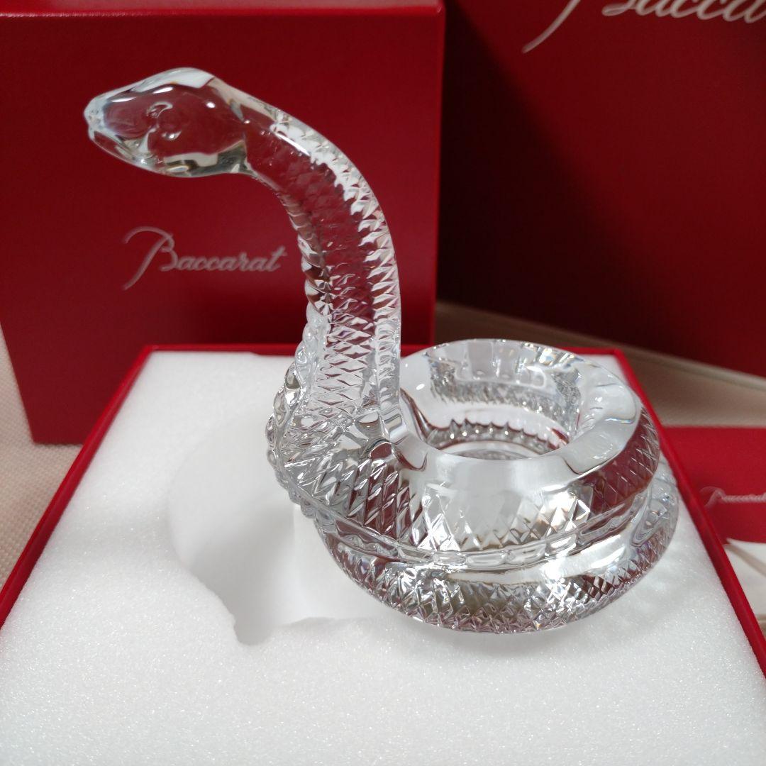 【新品】Baccarat 2025干支クリスタルガラス ヘビ