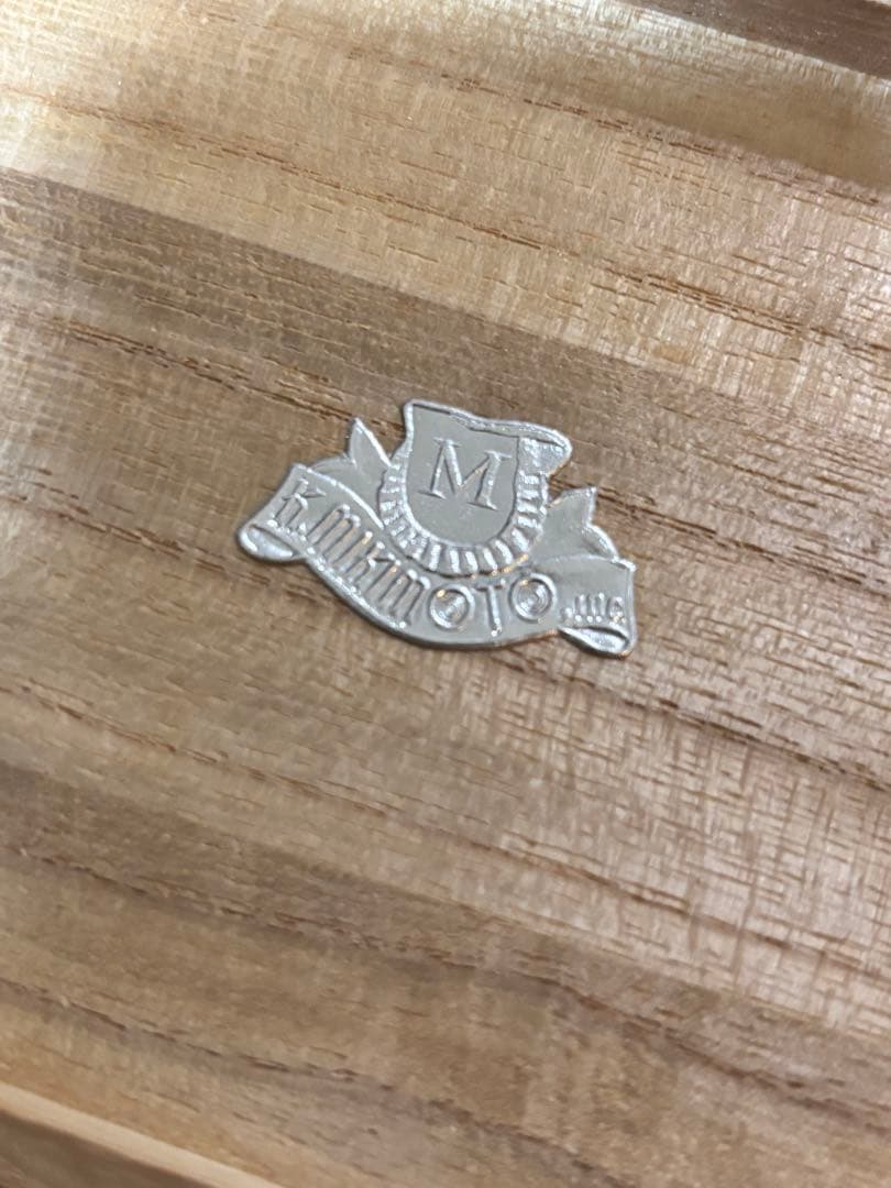 ミキモト　純銀　銀彫　小物ケース　58グラムMikimoto 楊枝ケース