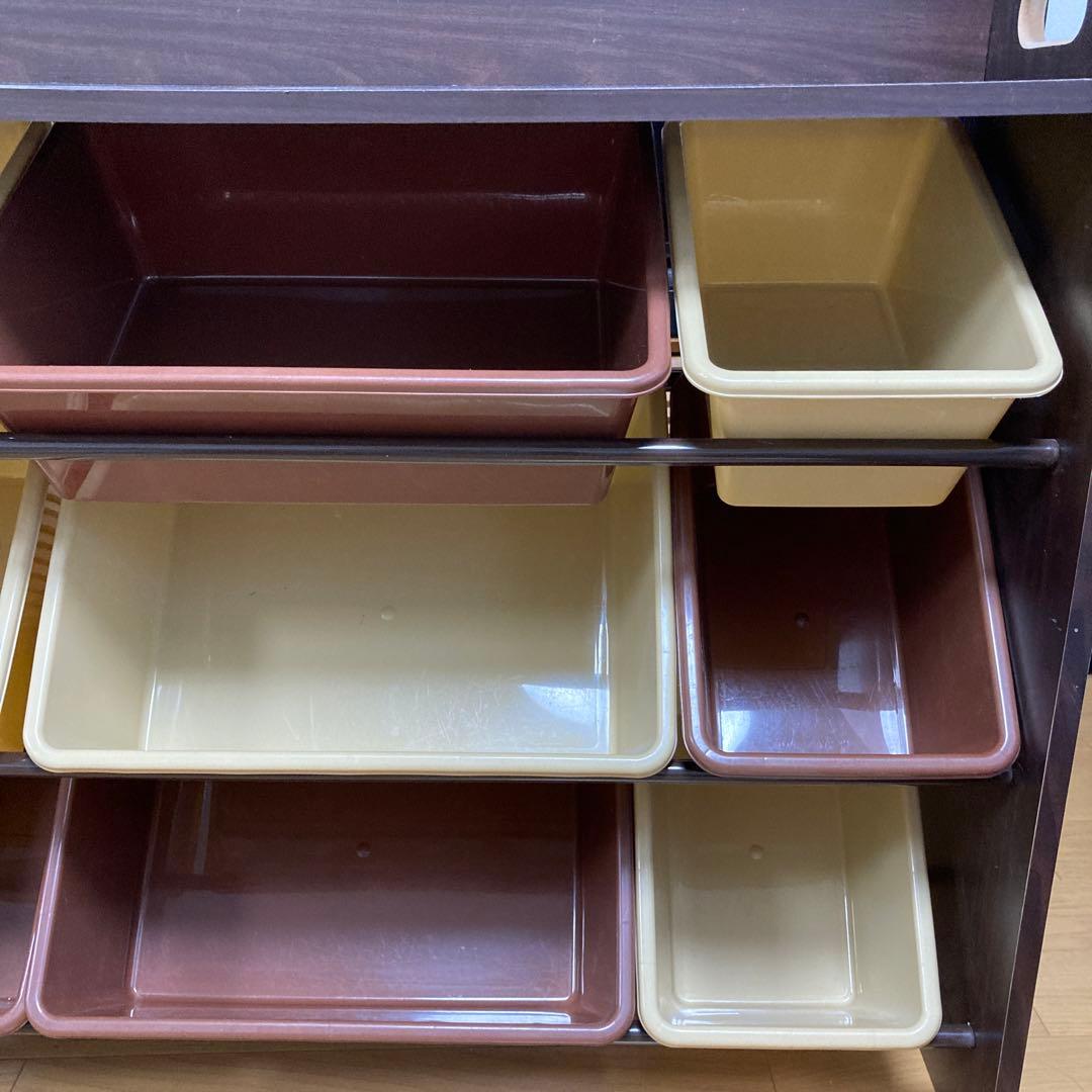 ☆棚☆組み替え自由☆ベージュ☆ブラウン☆おもちゃ整理などにも☆