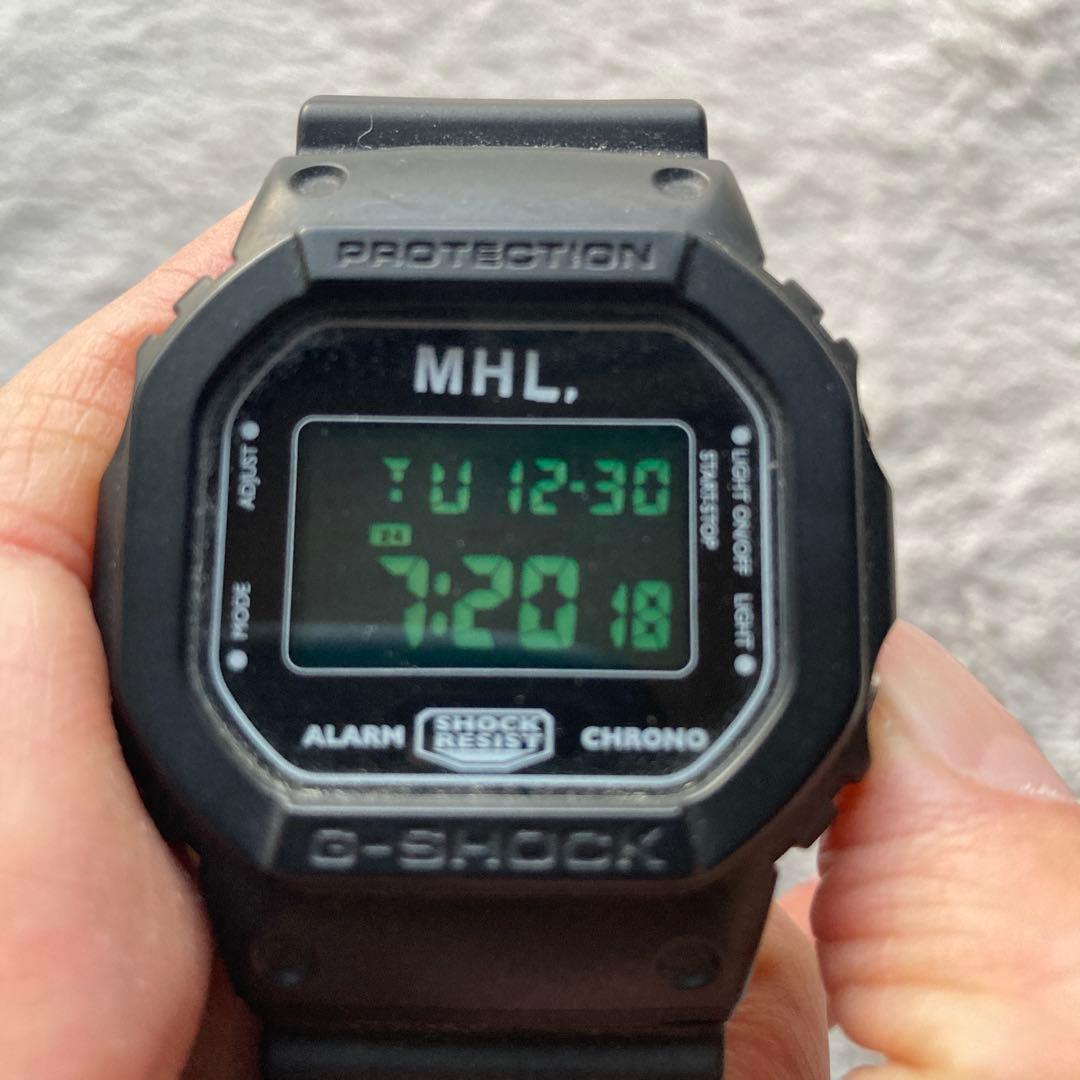 電池新品・美品　G-SHOCK MHL. デジタル腕時計　コラボ　ブラック