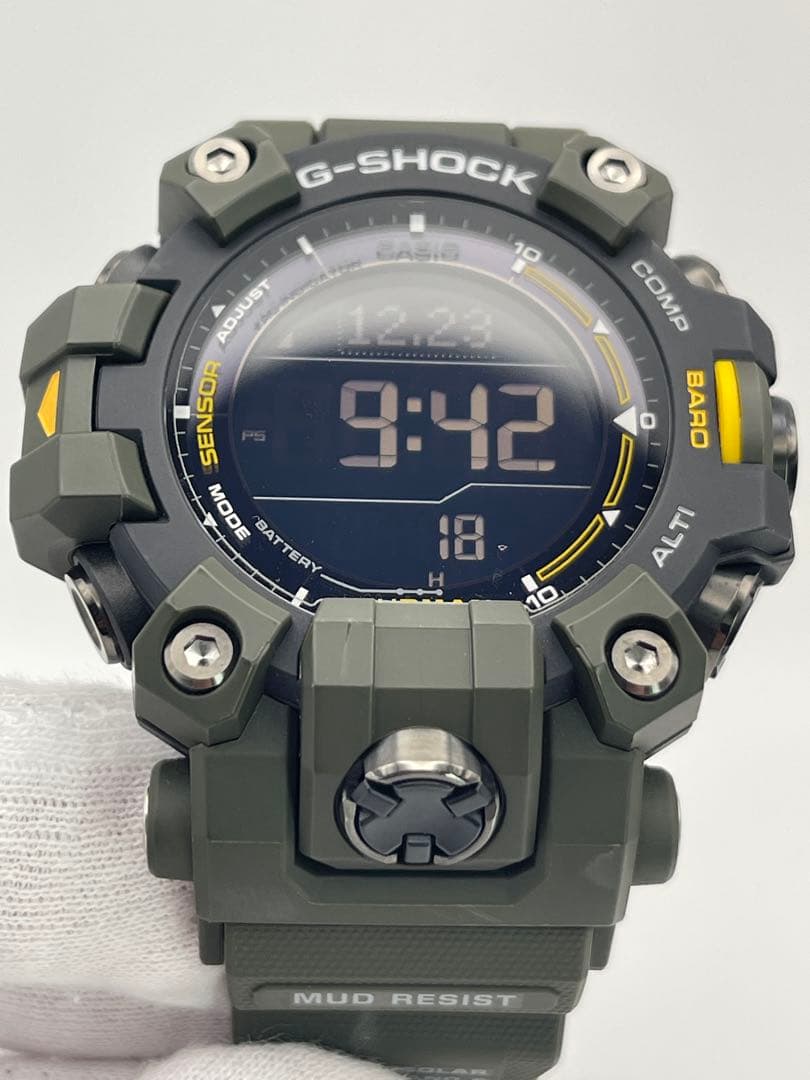 極美品 カシオ GW-9500-3JF カーキ マッドマン G-SHOCK