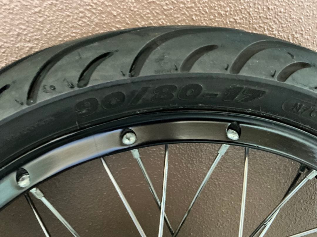 CT125ハンターカブ用GANESHAチューブレスホイールタイヤセット