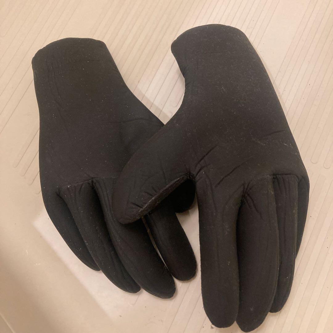 【3点セット】セミドライスーツ、グローブ、ブーツ