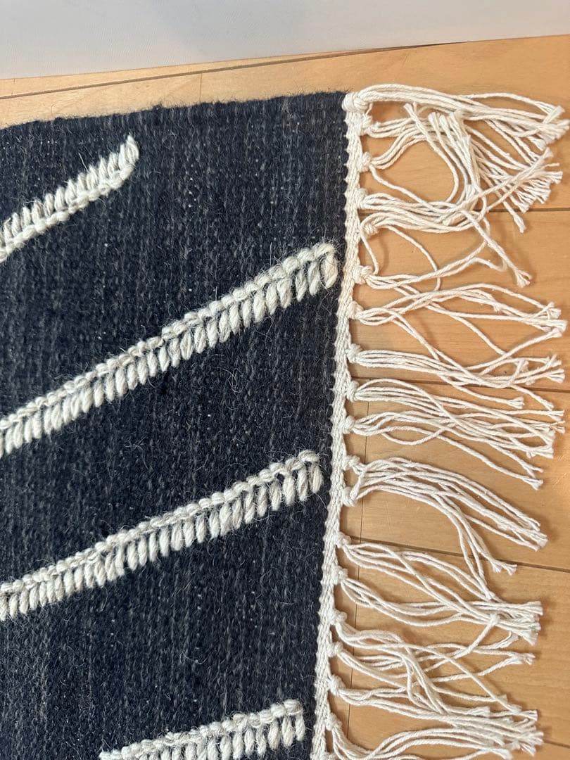 【展示品】 ACTUS ラグ インド製ウール86%綿13%ナイロン1% ※301