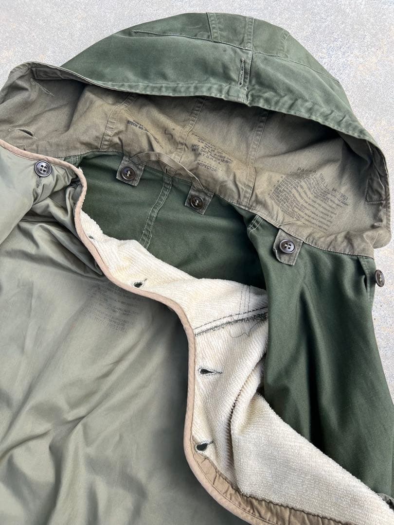 anytee購入【50s前期 】M51パーカーモッズコートMコットンサテン