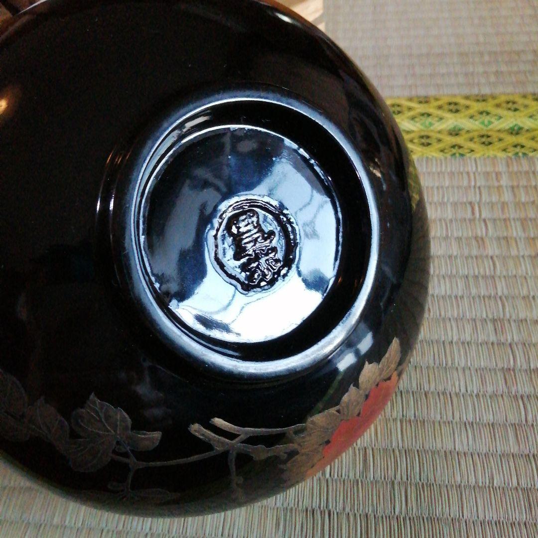 豊楽焼　木具写菓子鉢　17cm　江戸後期