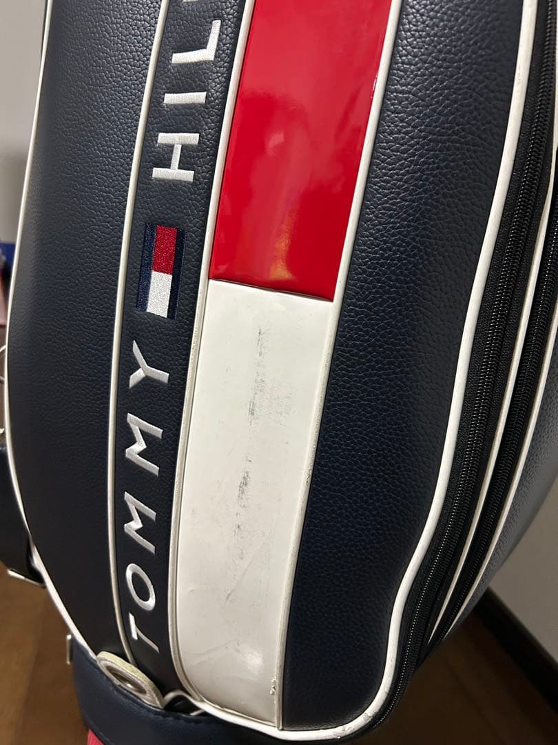 福岡太郎　  キャディバッグ ネイビー