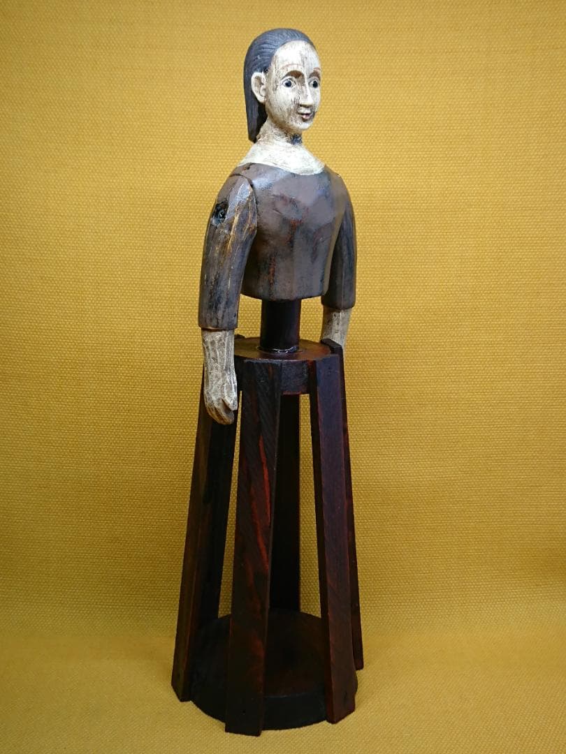 ビンテージ　人形　マネキン　彫像　置物　インテリア　工芸品　美術品　A2757