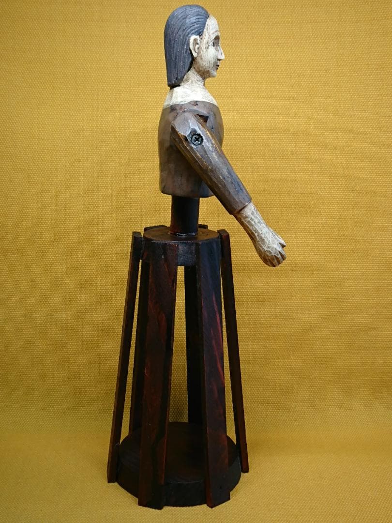 ビンテージ　人形　マネキン　彫像　置物　インテリア　工芸品　美術品　A2757