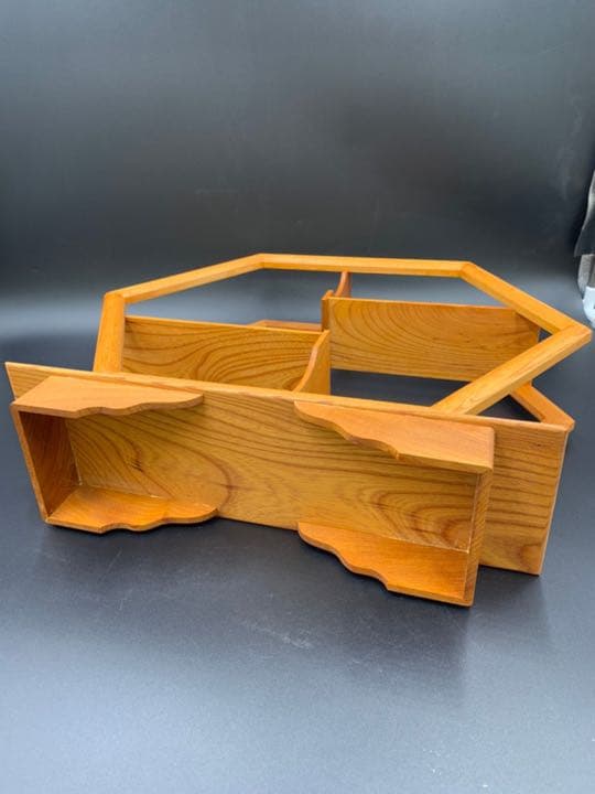 [即購入OK] 欅(けやき)の総無垢材　飾り棚(大) 新品未使用　特価！