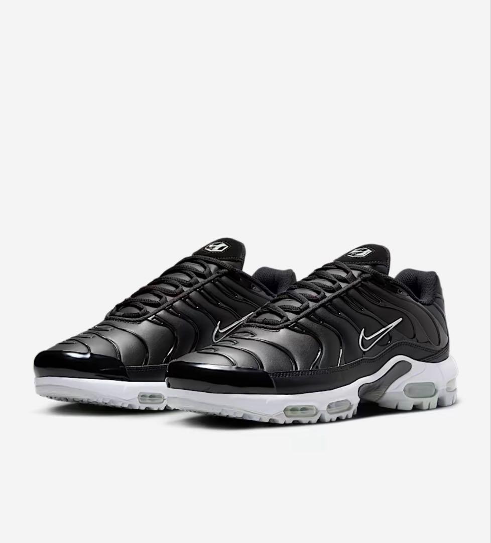 さんま　ゴルフ　Nike Air Max Plus ブラック/ホワイト