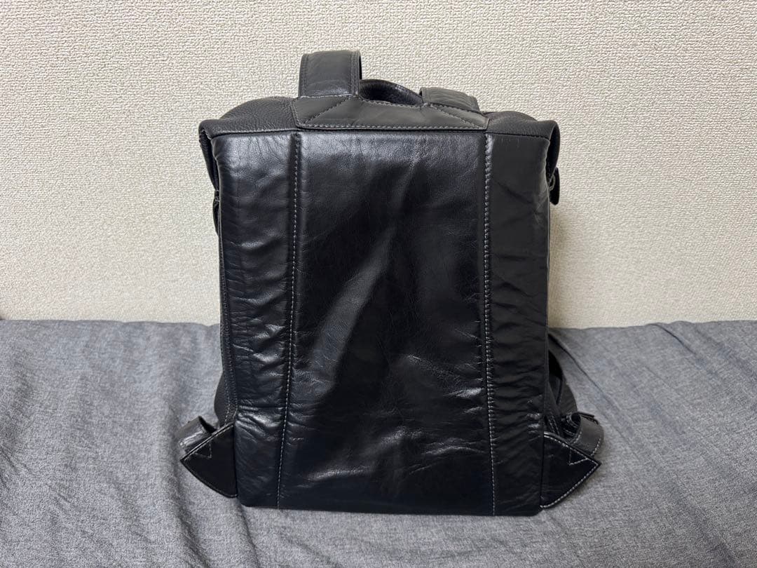 早い者勝ち 最終値引 超美品 土屋鞄 トーンオイルヌメ バックパック ブラック