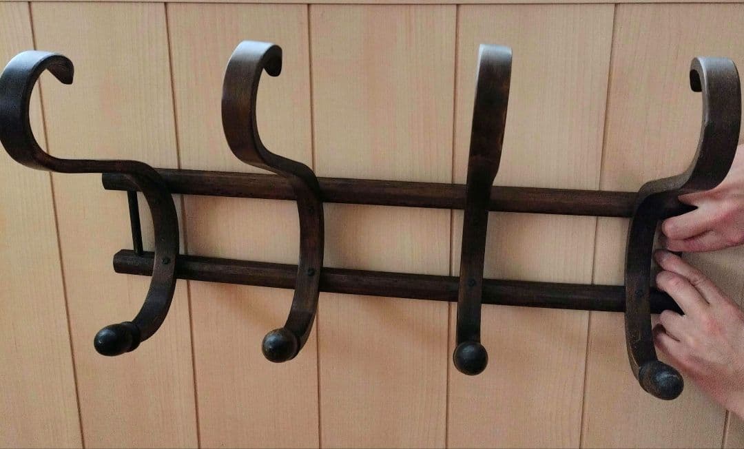 ウォールフック　曲木細工　壁掛け　コート掛け　ヴィンテージ　木製