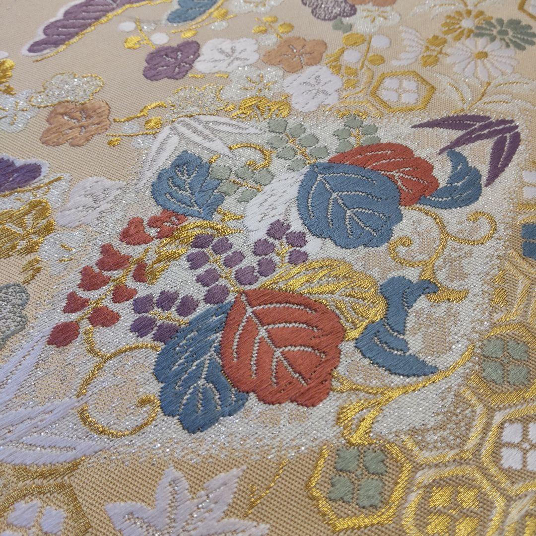 【袋帯】幸せを結ぶ帯＊鳳凰と宝尽くしが織りなす西陣の華/Obi/Vintage