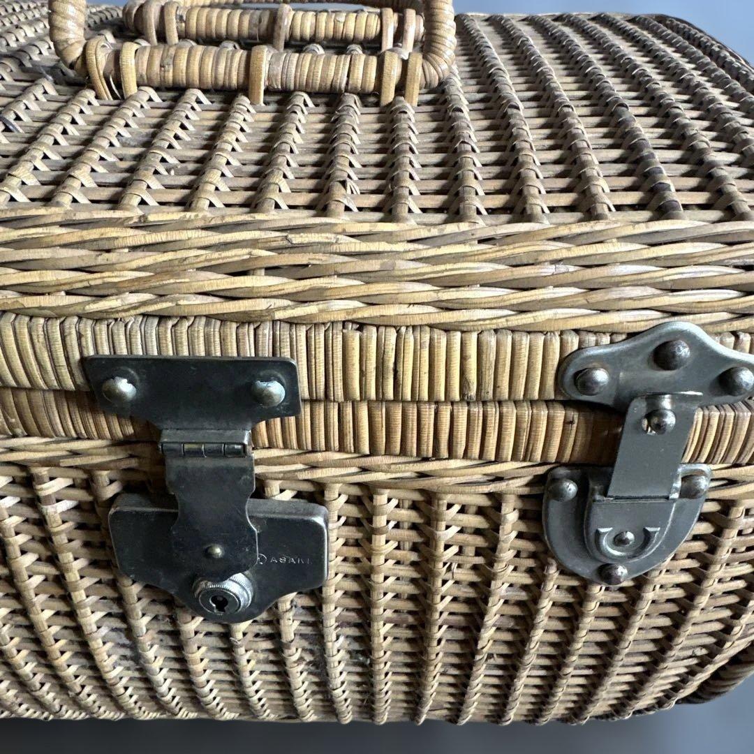 ヴィンテージ　可愛い！中型バスケット