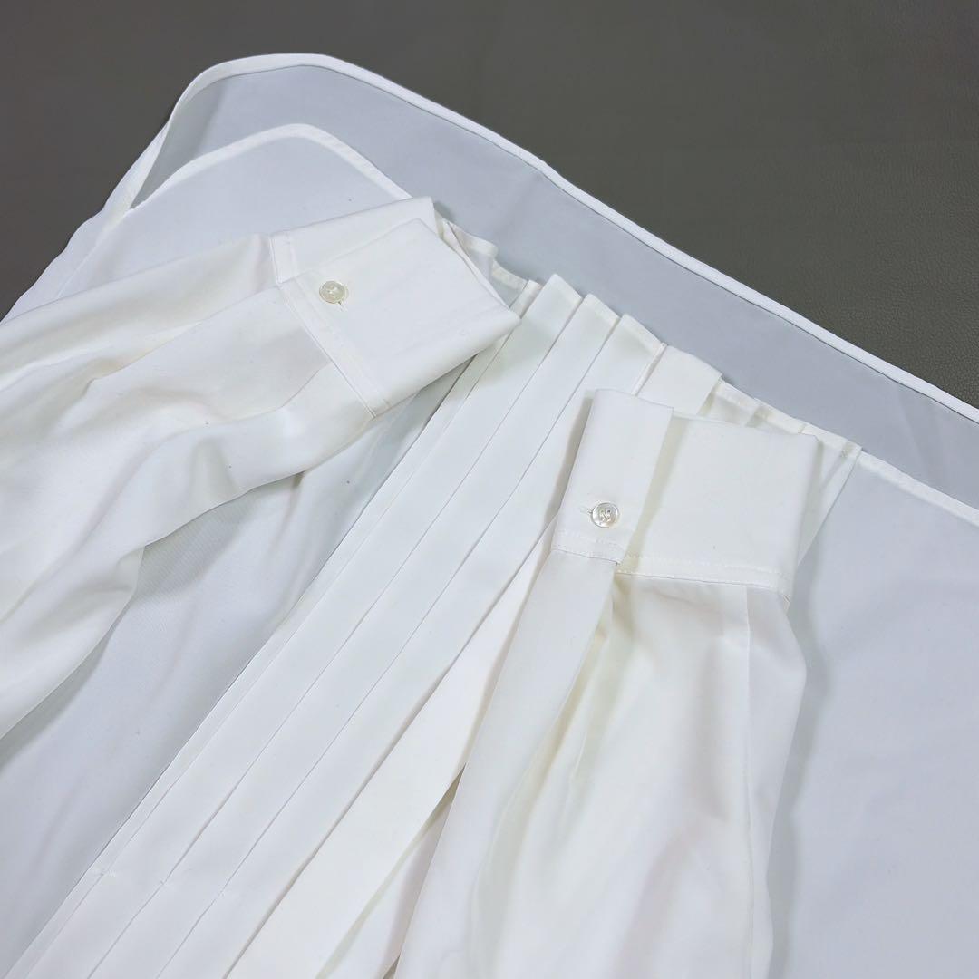 美品　ボールジィ Ballsey クリアデシン メタルボタンシャツブラウス