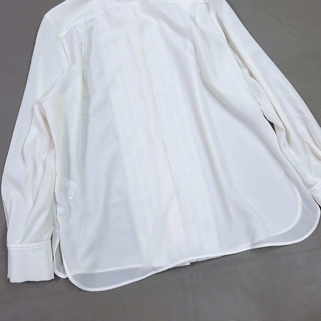 美品　ボールジィ Ballsey クリアデシン メタルボタンシャツブラウス