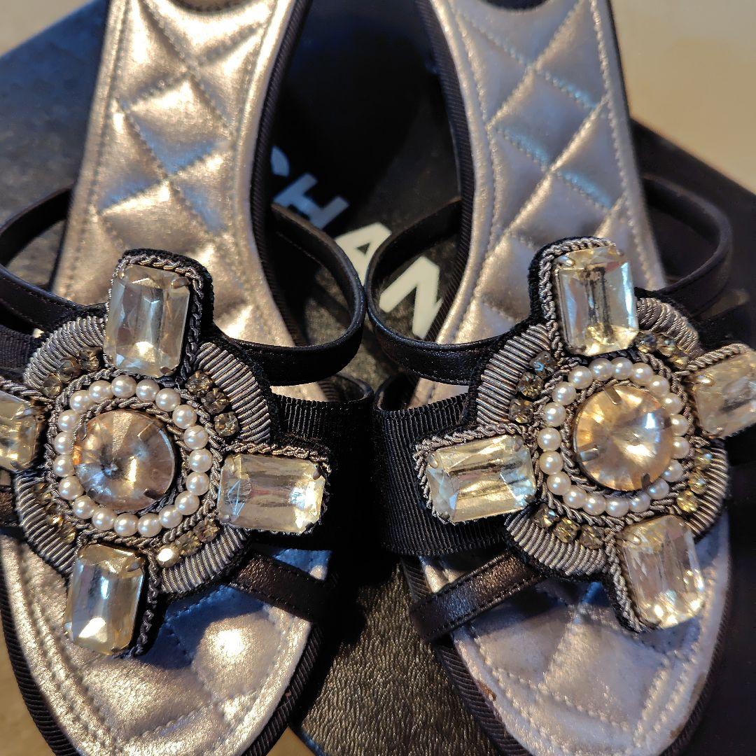 専用ページ『訳あり』　シャネル　サンダル　ミュール 37