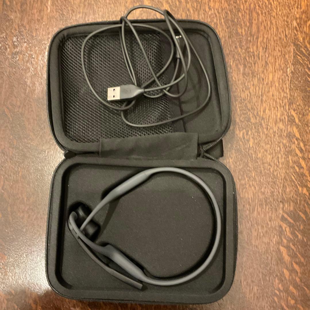 Shokz OpenComm 骨伝導イヤホン 充電ケーブル付
