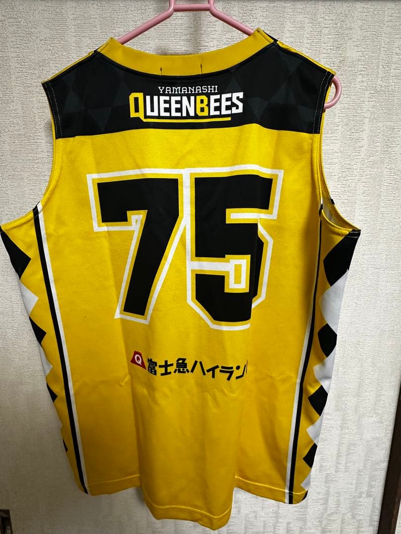 YAMANASHI QUEENBEES ユニフォーム 75 川端日菜子 選手