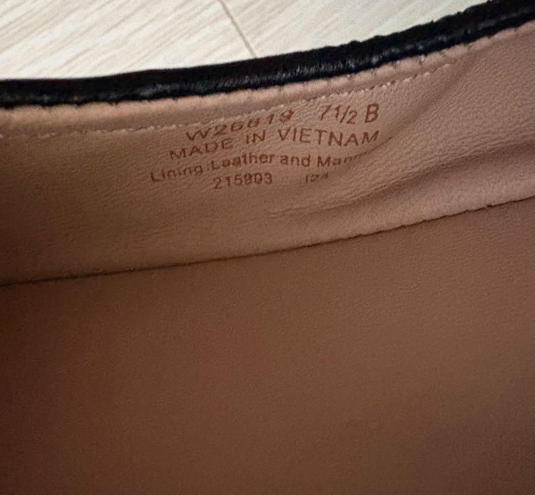 COLE HAAN ブラック フラットシューズ トバボウバレエ 24.5cm