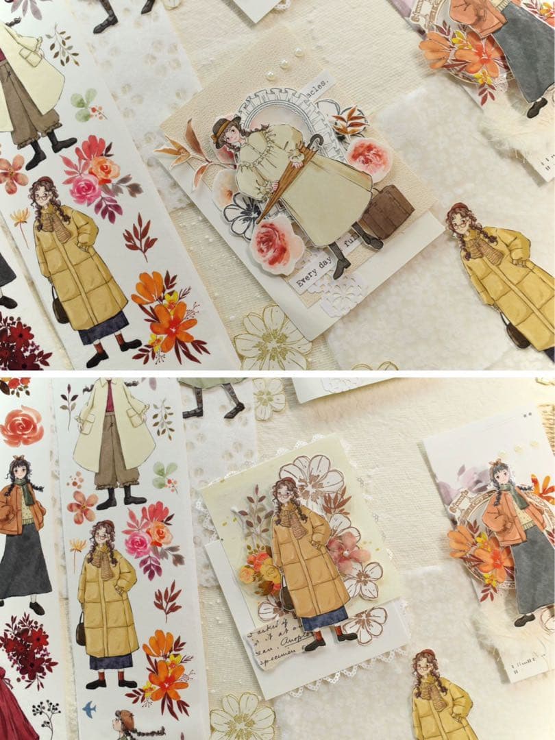 壹洱原创《暖冬》海外マスキングテープ　マステ 【1556】