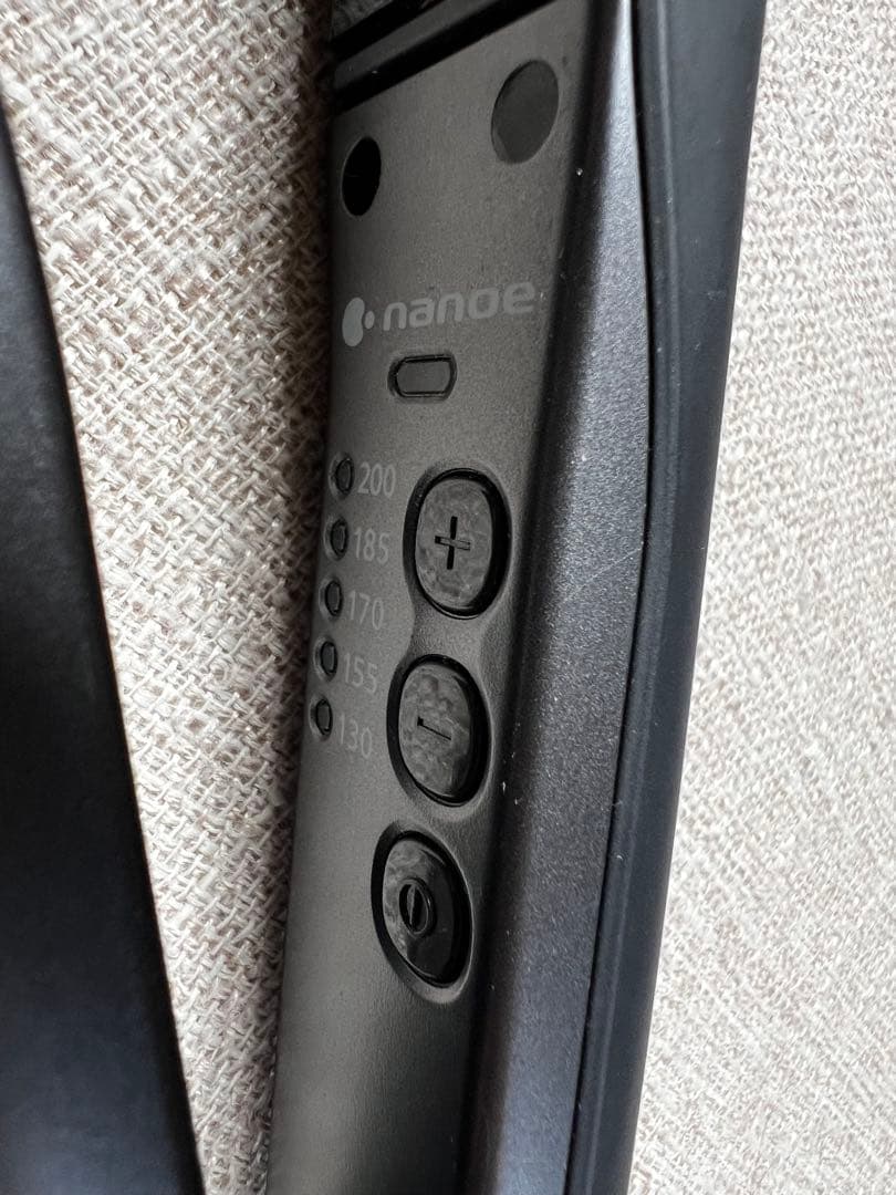 Panasonic EH-HSOJ-K（黒） ストレートアイロン　ナノケア