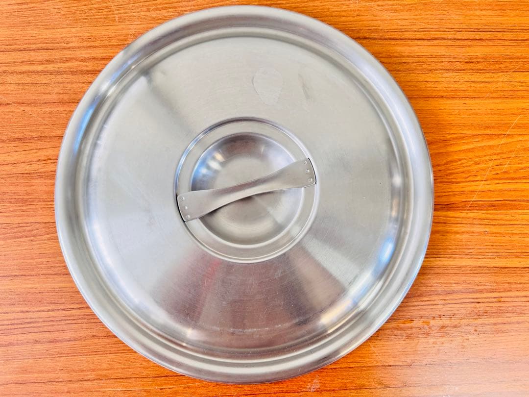 業務用 寸胴鍋 31cm 深型 約20L 蓋付き SUS444