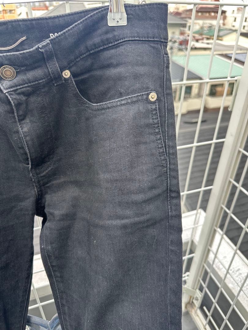 SAINT LAURENT PARIS エディ期ブラックスキニーデニムパンツ