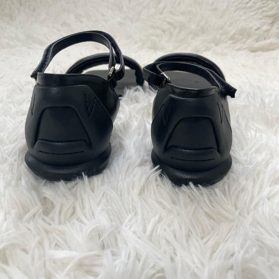 【美品】SHISEI サンダル 24cm ブラック