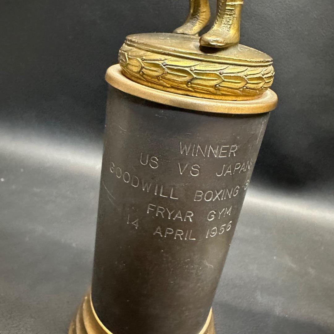 ♡※前Dc1001 時代物 ボクシング トロフィー 記念盾 4点まとめ