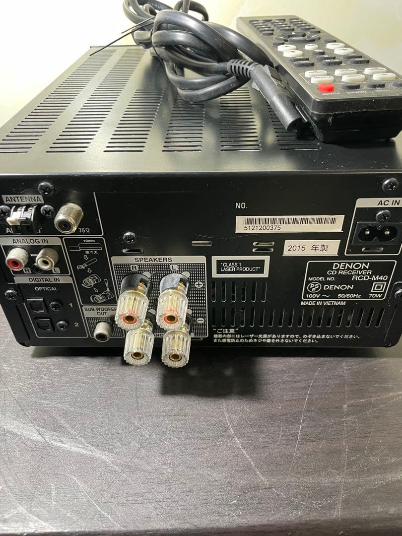 ◆DENON CDレシーバー RCD-M40◆リモコン付き