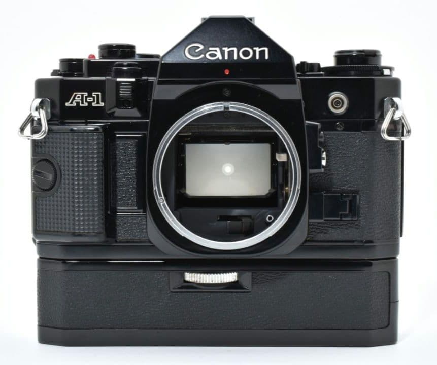 ☆完動品☆ Canon A-1 ブラック ボディ パワーウインダーA 8166