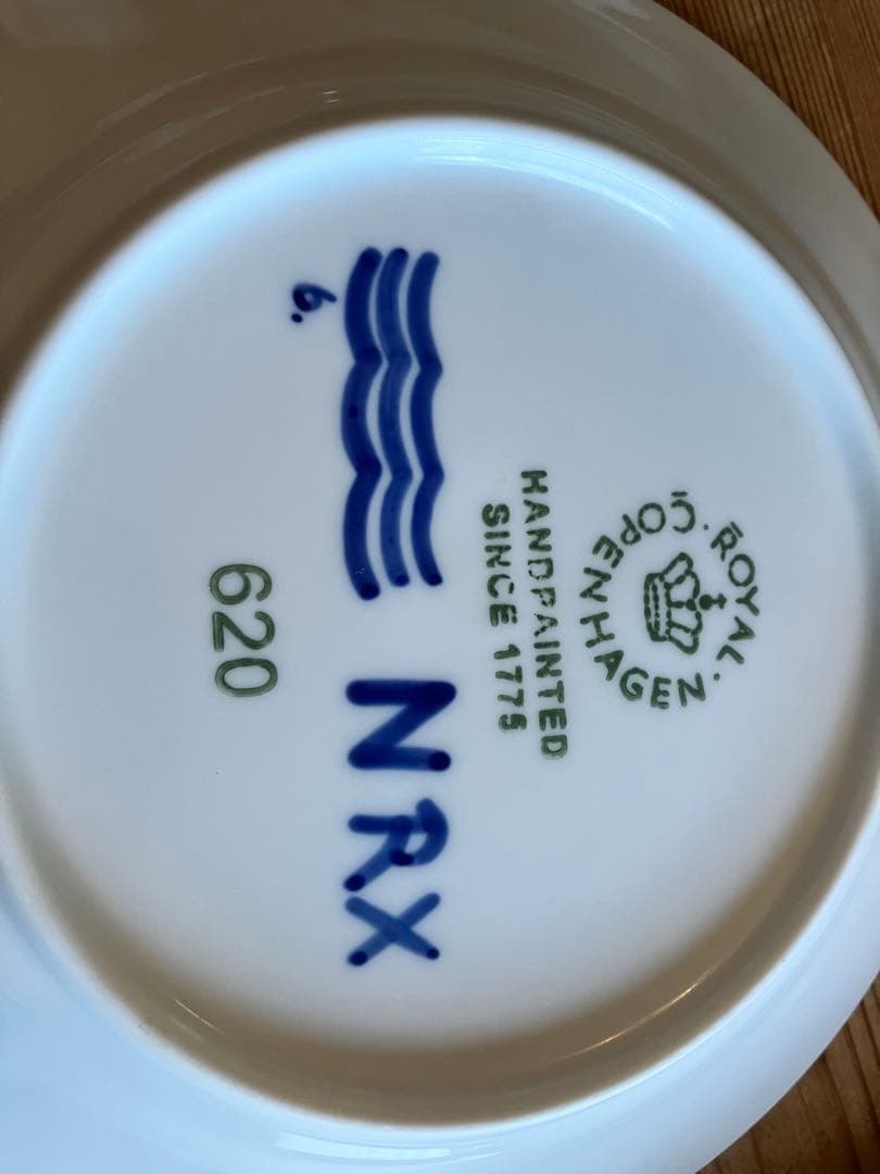 ロイヤルコペンハーゲン　ブルーフルーテッドメガ　19デザートプレート×5