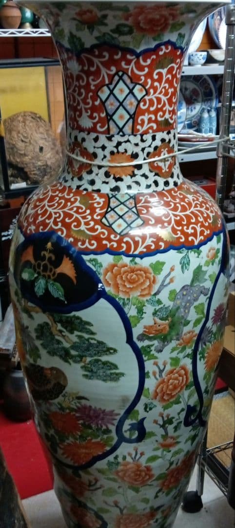 中国　大花瓶 　高さ156cm