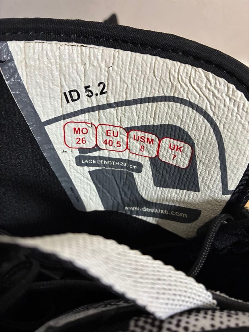 【美品】DEELUXE ID 5.2スノーボードブーツ ブラック 26cm